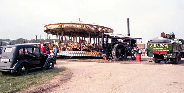 1886 Savage Steam Powered Fun Fair Carousel