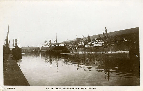 No 8 Dock, Manchester Ship Canal, Salford, Lancashire, England