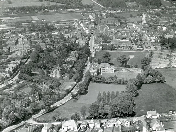 Aerial view of Berkhamstead, Hertfordshire