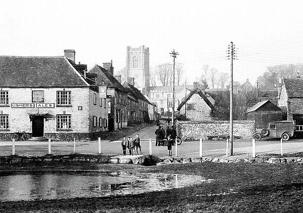 Aldbourne The Pond early 1900s