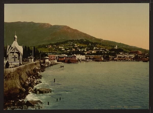From the boulevard, Jalta, (i. e. Yalta), the Crimea, Russia