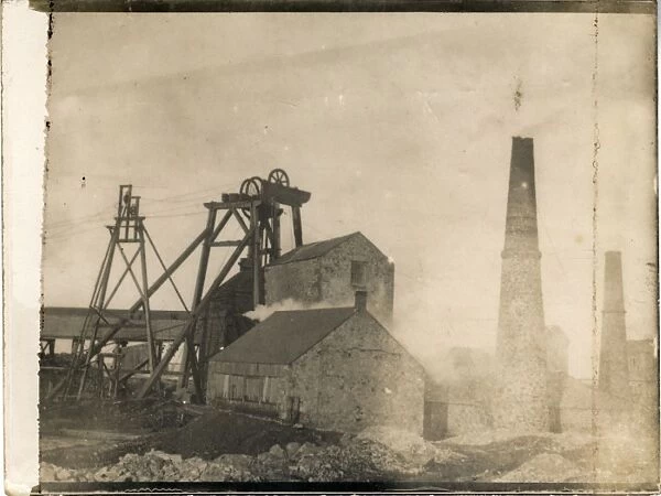 Cornish Tin Mine Engine House & Workings, England