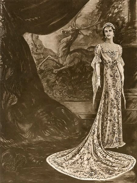 Dress for Queen Elizabeth (Queen Mother) Coronation 1937