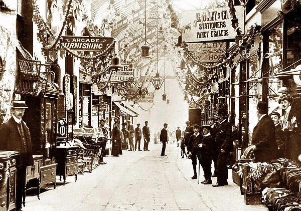 The Eldon Arcade, Barnsley, early 1900s