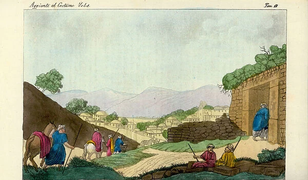 Entrance to the Tomb of Lazarus, Bethany, 1800s