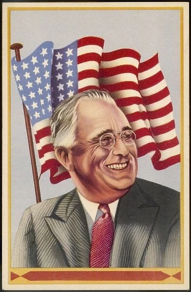 Fd Roosevelt  /  Postcard