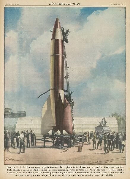 German V2 Rocket 1945