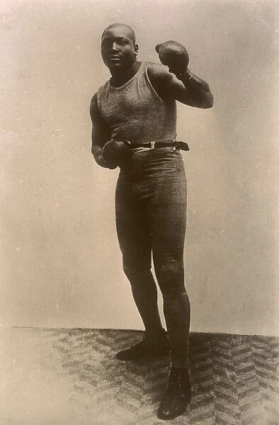 Jack Johnson, world heavyweight champion boxer