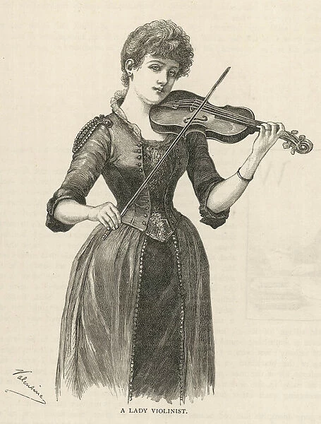Lady Plays the Violin