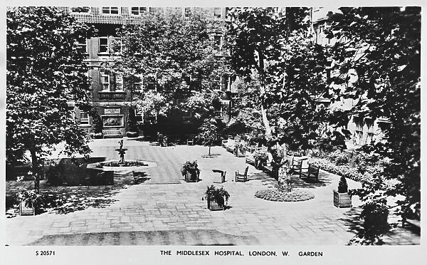 Middlesex Hospital Garden, Mortimer Street, London