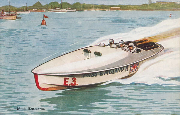 Miss England Speedboat