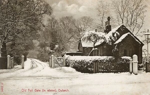 The Old Toll Gate in Winter - Dulwich, London
