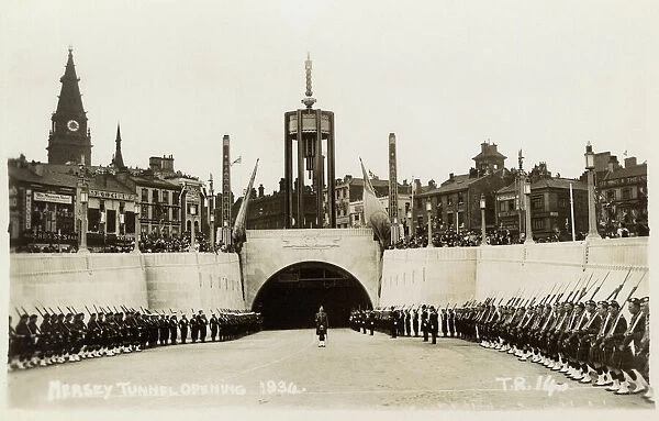 Opening of the Mersey Tunnel - Liverpool