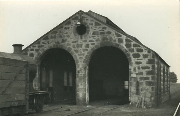 Railway Engine Shed, Tain, Ross & Cromarty, Scotland. Date: 1960s