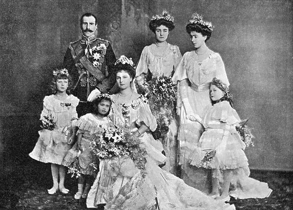 Royal Wedding 1904 - wedding group