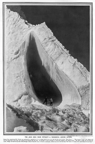Scott Polar Expedition 1910 - 1912 - glacial cave
