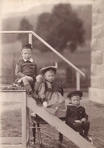 The Wales children, c. 1900