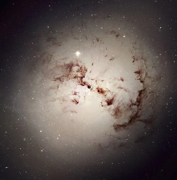 Elliptical galaxy NGC 1316, HST image
