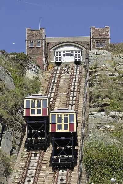 Funicular railway, Hastings, UK