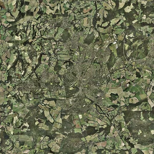 Tunbridge Wells, UK, aerial image