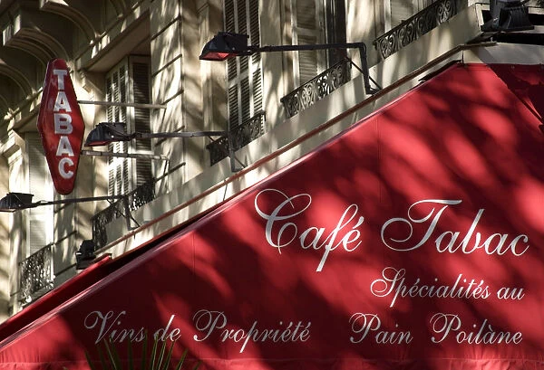 20081747. FRANCE Ile de France Paris Cafe Tabac sign