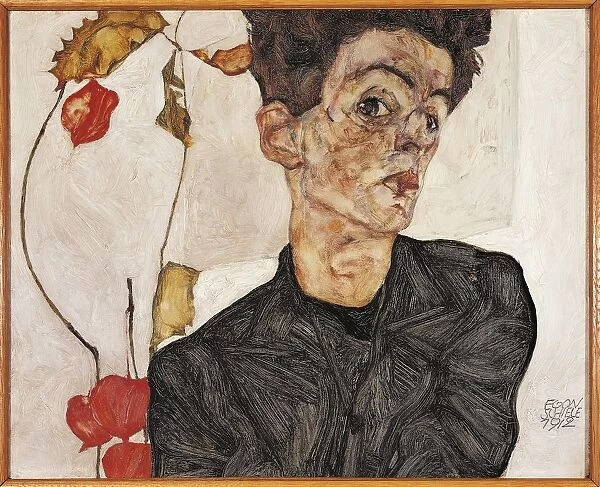 Austria, Self-Portrait with Fruit, 1912