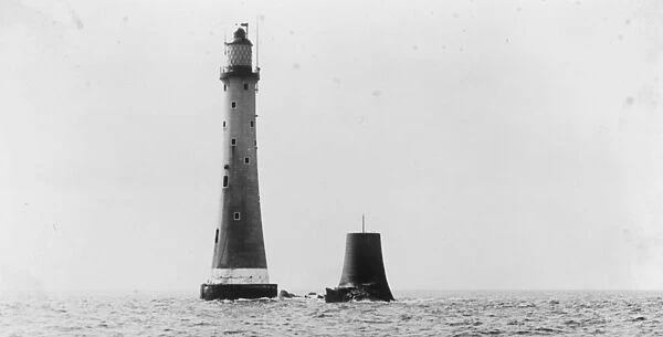Eddystone lighthouse. 6 October 1926