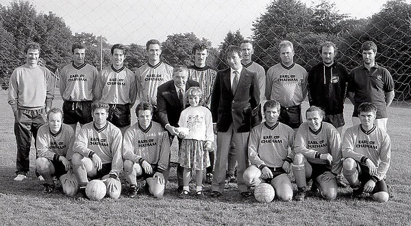 Football Team, Lostwithiel, Cornwall. September 1992