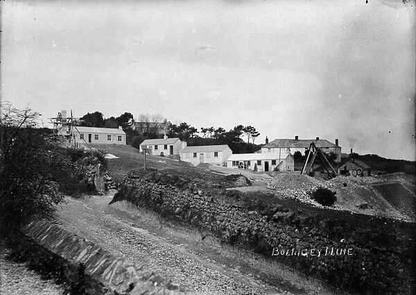 General surface view, Alfred mine, Perranzabuloe, Cornwall. Around 1910
