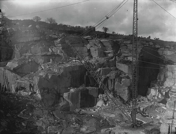 Tresahor Quarry, Constantine, Cornwall. 1903-1904