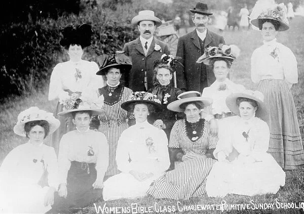 Womens Bible Class, Chacewater, Cornwall. 1911