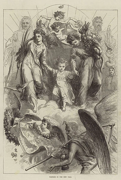 Bringing in the New Year (engraving)