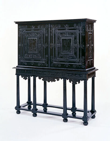 Cabinet, 1652 (fruitwood, ebony, ivory & brass)