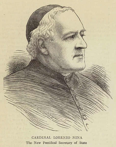 Cardinal Lorenzo Nina (engraving)