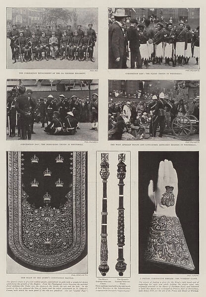 The Coronation of Edward VII (b  /  w photo)
