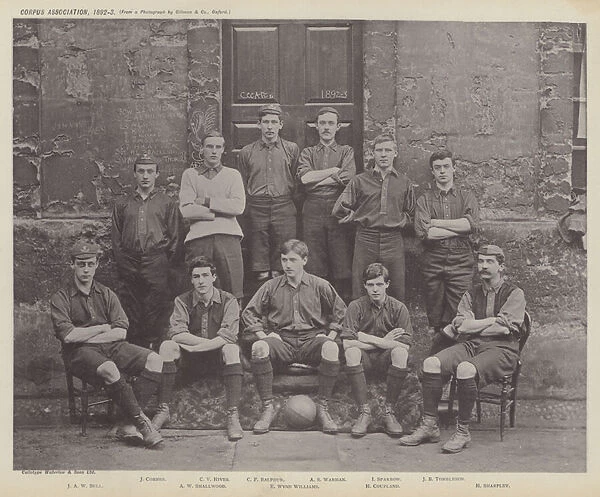 Corpus Association, 1892-3 (b  /  w photo)