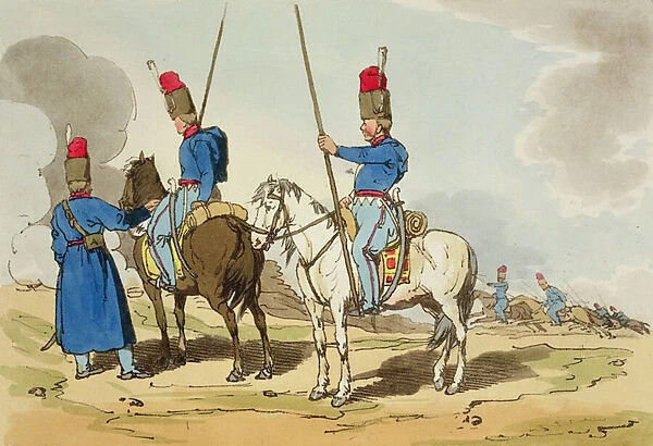 Cossacks, 1803 (etching)