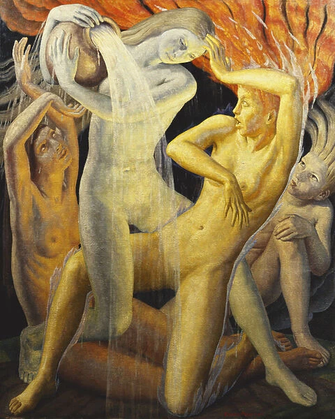 The Four Elements, 1928 (oil on canvas)