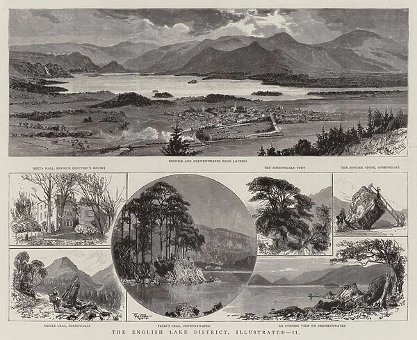 The English Lake District, Illustrated, II (engraving)