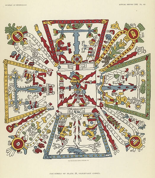 Fejervary Codex (colour litho)