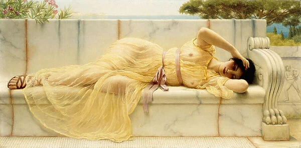 Girl in Yellow Drapery, 1901 (oil on canvas)
