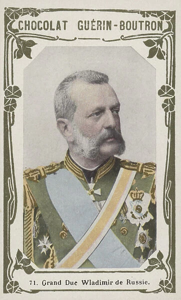 Grand Duc Wladimir de Russie (coloured photo)