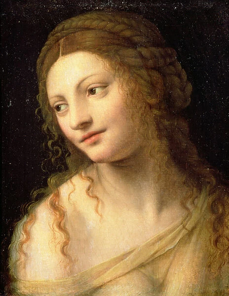 Head and shoulders of a young woman