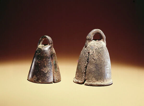 Horse bells, from Babylon, Iraq, c. 700 BC (bronze)