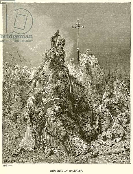 Huniades at Belgrade (engraving)