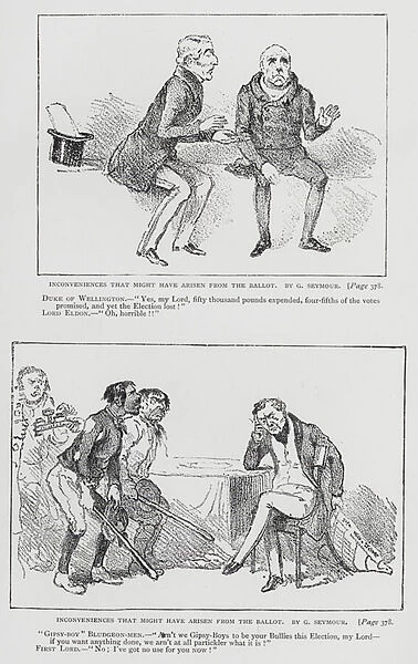 Inconveniences That Might Have Arisen from the Ballot (engraving)