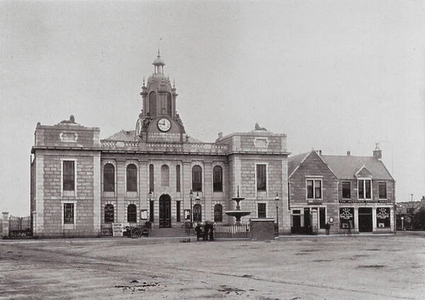Inverurie Town Hall (b  /  w photo)