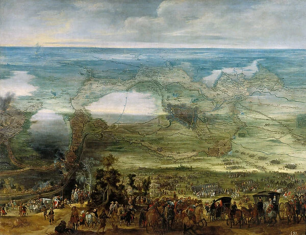 Isabel Clara Eugenia on the site of Breda (oil on canvas)