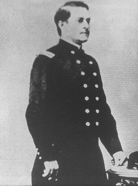 Major Marcus A. Reno of the 7th U. S. Cavalry (b  /  w photo)