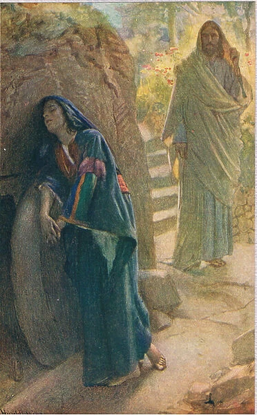 Mary Magdalene, illustration from Women of the Bible